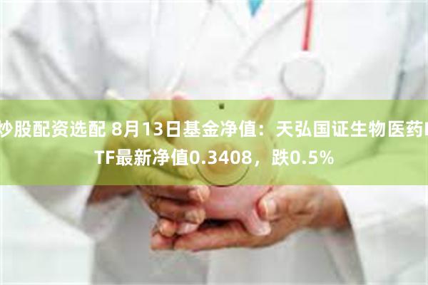 炒股配资选配 8月13日基金净值：天弘国证生物医药ETF最新净值0.3408，跌0.5%