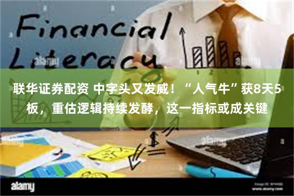 联华证券配资 中字头又发威！“人气牛”获8天5板，重估逻辑持续发酵，这一指标或成关键